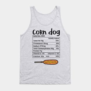 Corn Dog: Nutrition Facts of Corndog Tank Top